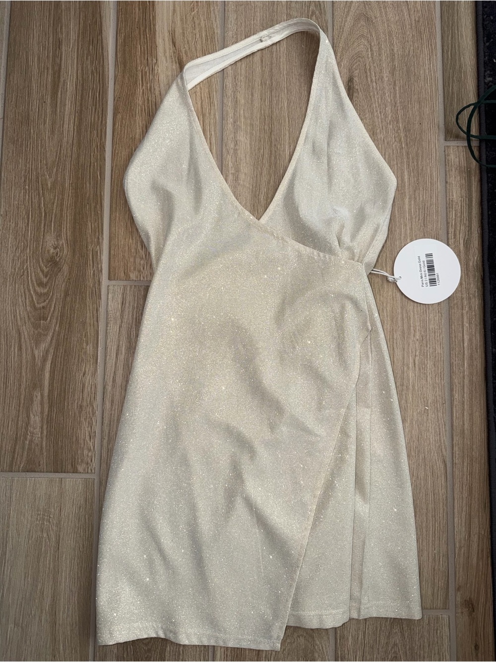 Princess Polly Paris Mini Dress in Gold
